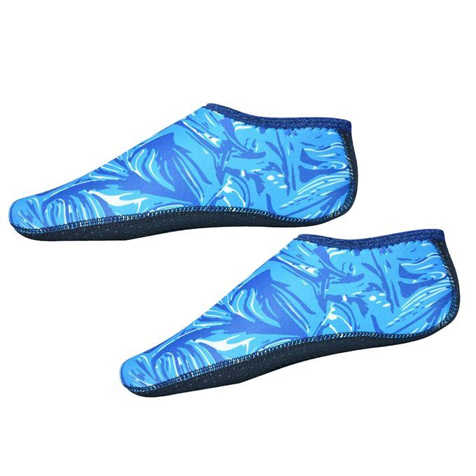 Soft Water Shoes Stretchy Aqua Socks Yoga Swim Shoe Dive  Blue L