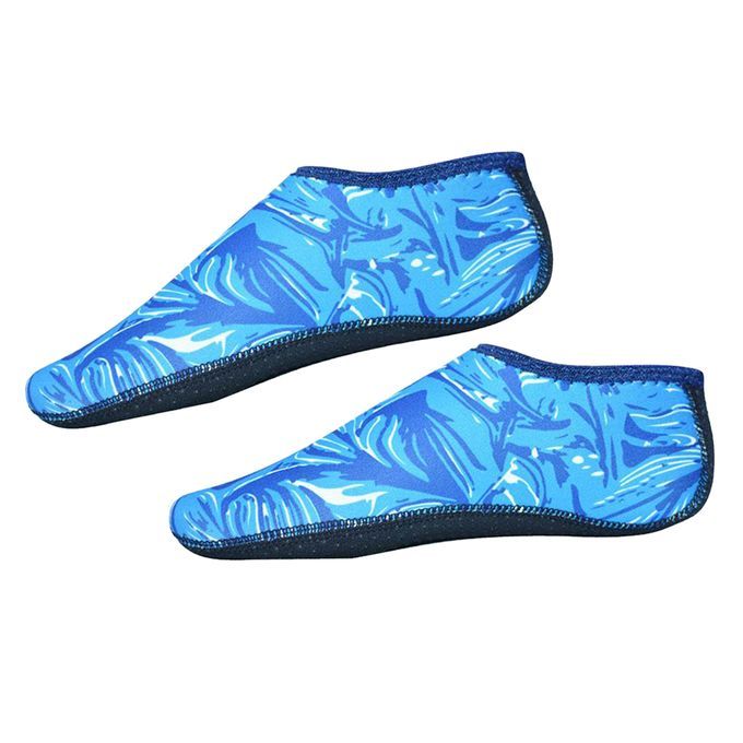 Soft Water Shoes Stretchy Aqua Socks Yoga Swim Shoe Dive  Blue L