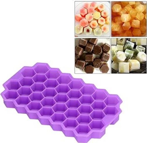 Silicone Honeycomb Ice Cube/Lolly Mold - Easy To Release