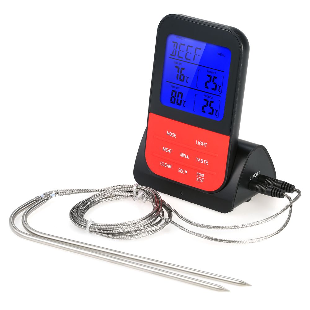 Wireless Digital BBQ Meat Thermometer Instant Read Backlight