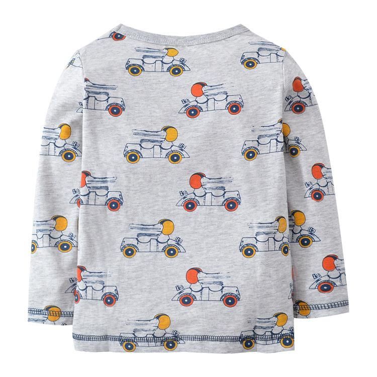 New children's clothing autumn boy's long-sleeved T-shirt spring and autumn children's emb