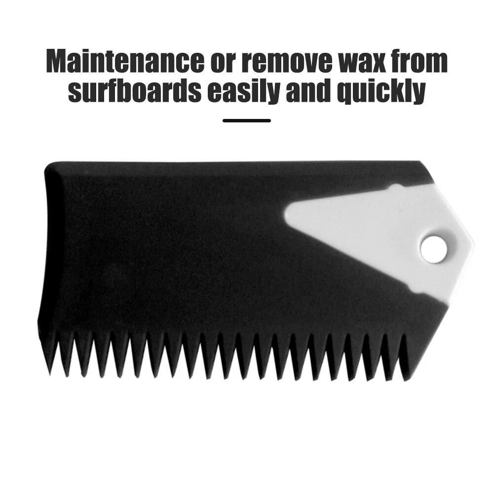 Surfboard Wax Comb With Fin Key Surf Board Wax Comb Cleaning Remover Skimboard Surfing Accessory For Cleaning Pressure Ding Rail