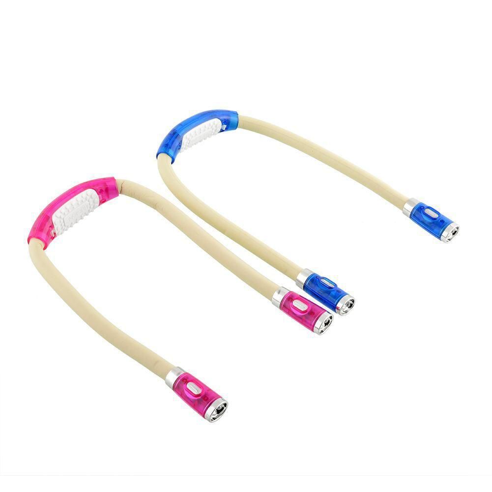 Hugging lamp Portable LED Variety Reading Lamp Knitting Sweater Lamp Cave Lighting Book Lamp Neck Lamp U-shaped Hose Lamp green white tube
