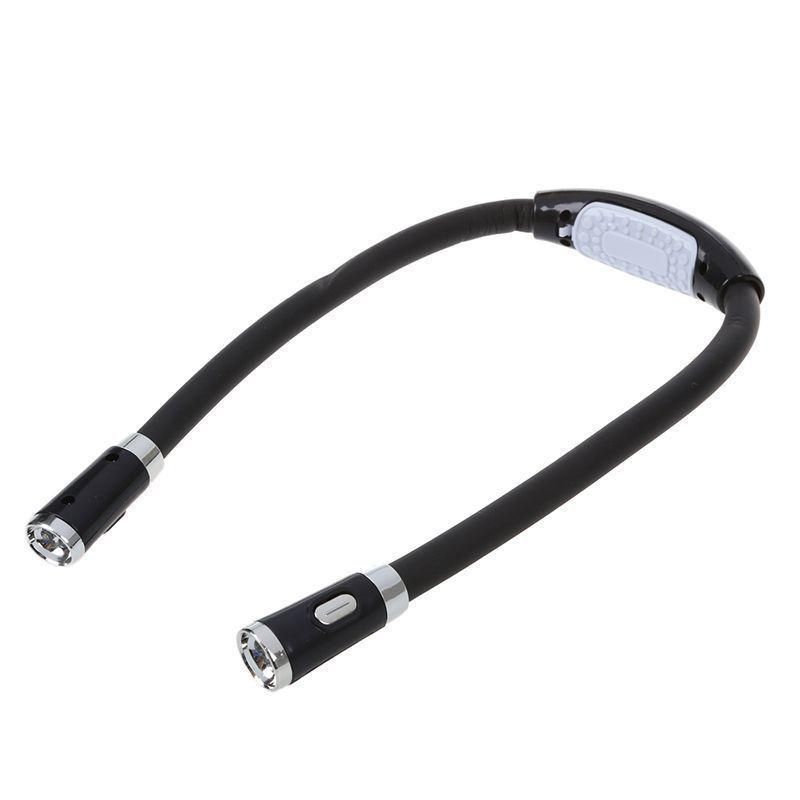 Hugging lamp Portable LED Variety Reading Lamp Knitting Sweater Lamp Cave Lighting Book Lamp Neck Lamp U-shaped Hose Lamp green white tube