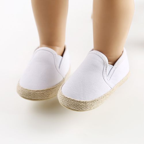 Baby Boys White Toddler Loafers Shoe + Cute Socks