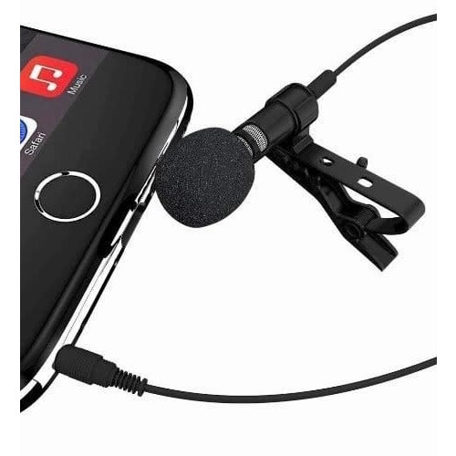 Live Broadcast Lavalier Noise Reduction Microphone For Cameras, Phones & Pc