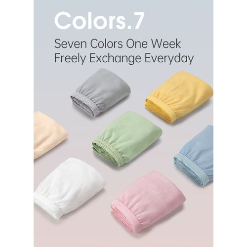 7PCS Travel Disposable Woman Underwear Cotton Panties