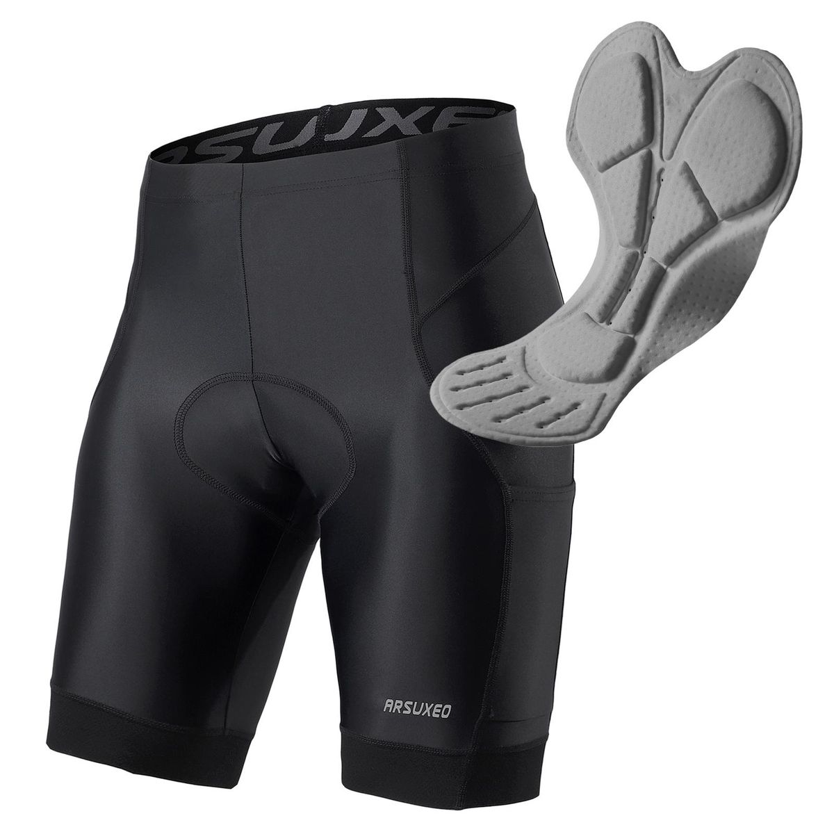 Men Breathable Padded Short Quick-drying Cycling Shorts Biking Short Pants