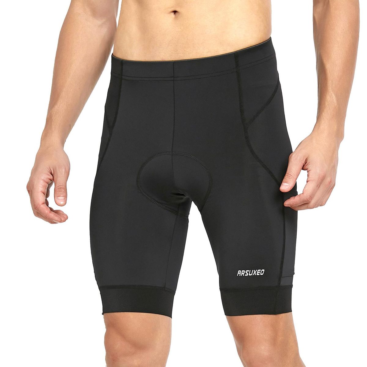 Men Breathable Padded Short Quick-drying Cycling Shorts Biking Short Pants