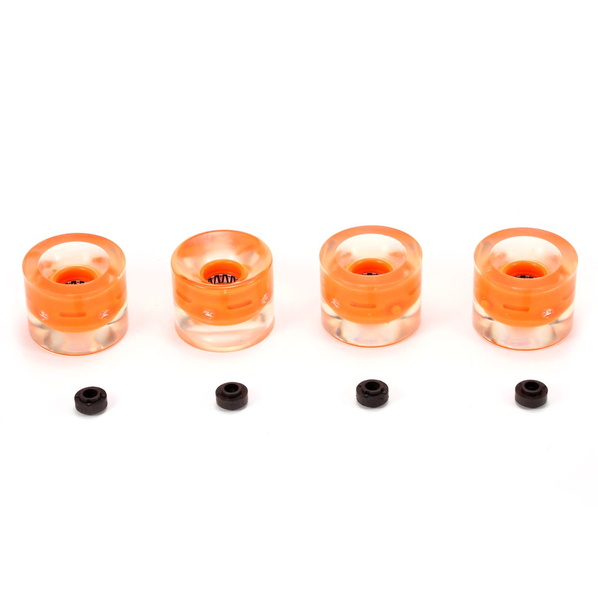 4pcs Skateboard Wheels LED Light UP Replacement Wheels
