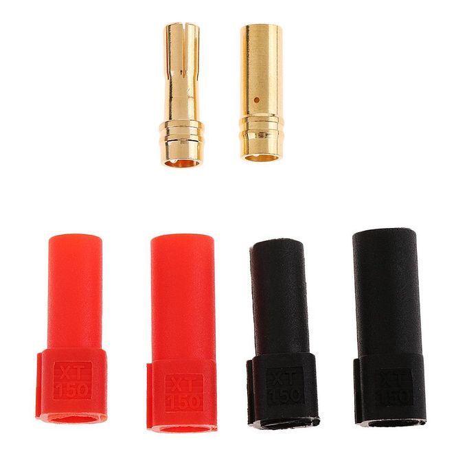 4 Pairs RC Model Golden Banana Connector XT150 Female Male Plugs For