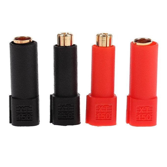4 Pairs RC Model Golden Banana Connector XT150 Female Male Plugs For