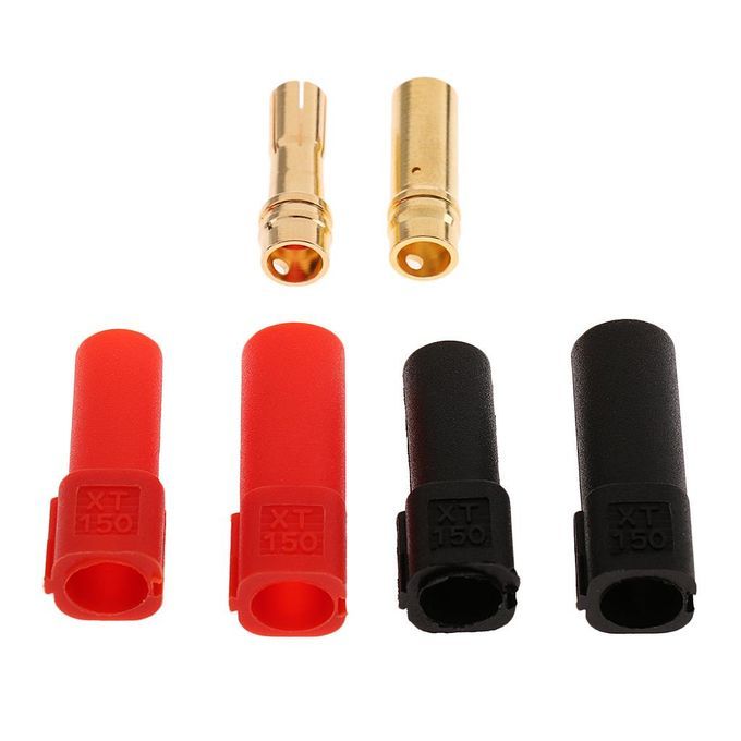 4 Pairs RC Model Golden Banana Connector XT150 Female Male Plugs For