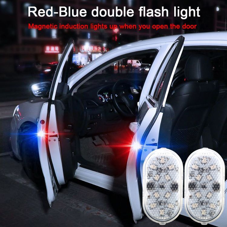 LED Rechargeable Wireless Magnetic Door Welcome Light Anti-collision S