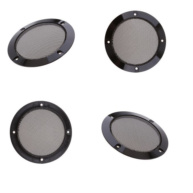 4Piece 4inch Speaker Round Grills Cover Case Decorative Circle With