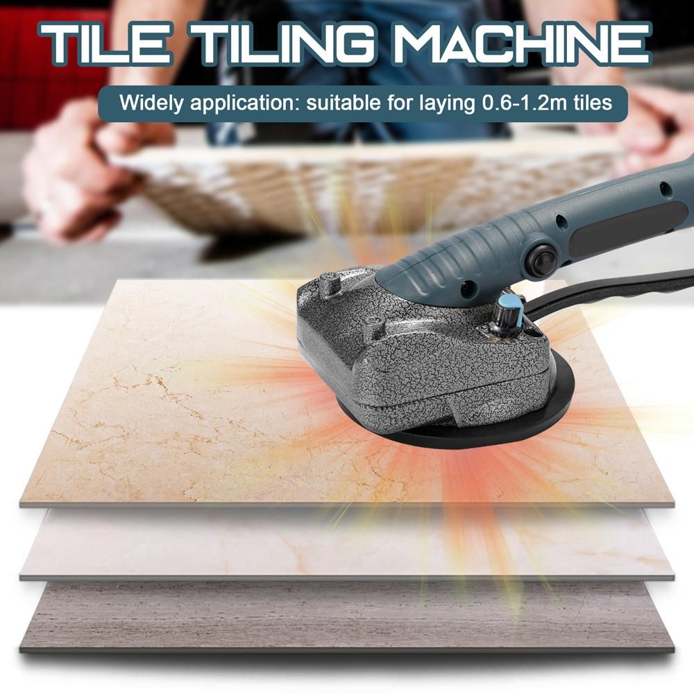 10-150Hz Tile Tiling Machine Wall Floor Tiles Laying Vibrating Tool with 100*100mm Suction Cup