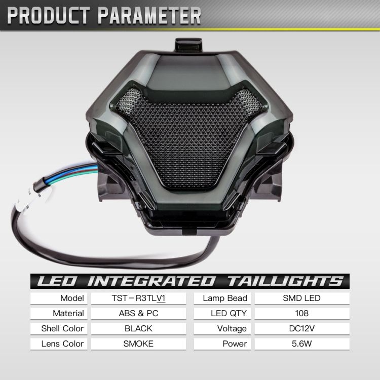 For Yamaha R3R25 Motorcycles LED Taillight