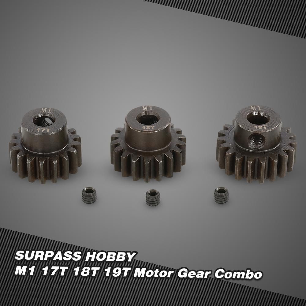 SURPASS HOBBY M1 17T 18T 19T Pinion Motor Gear for 1/8 RC Buggy Car Monster Truck