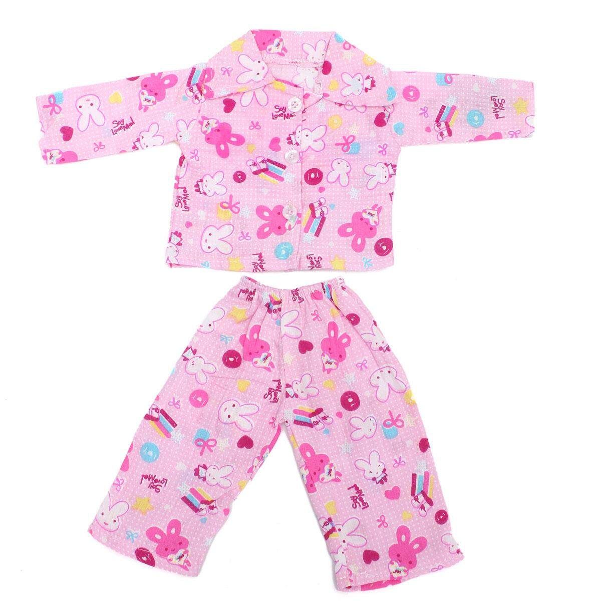 Pink Nightgown Sleep Clothes Pajamas Handmade Fits 18'' American Girl Doll