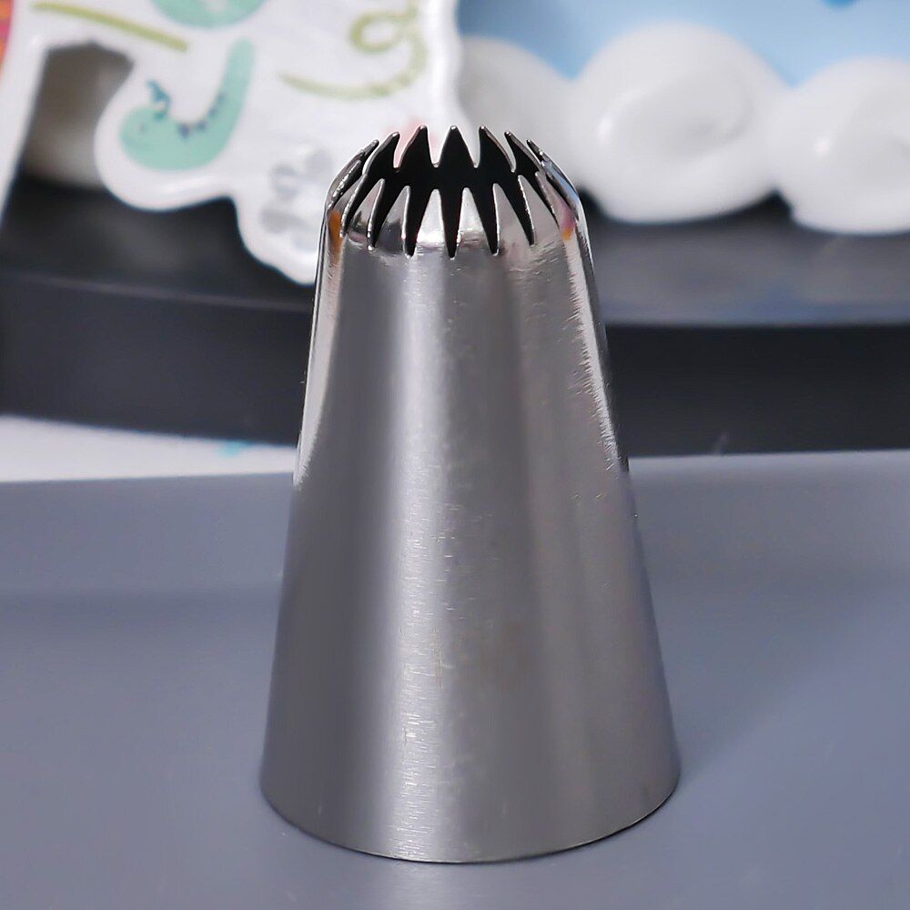 #195 New Writing Cupcake Tube High Quality Steel Cake