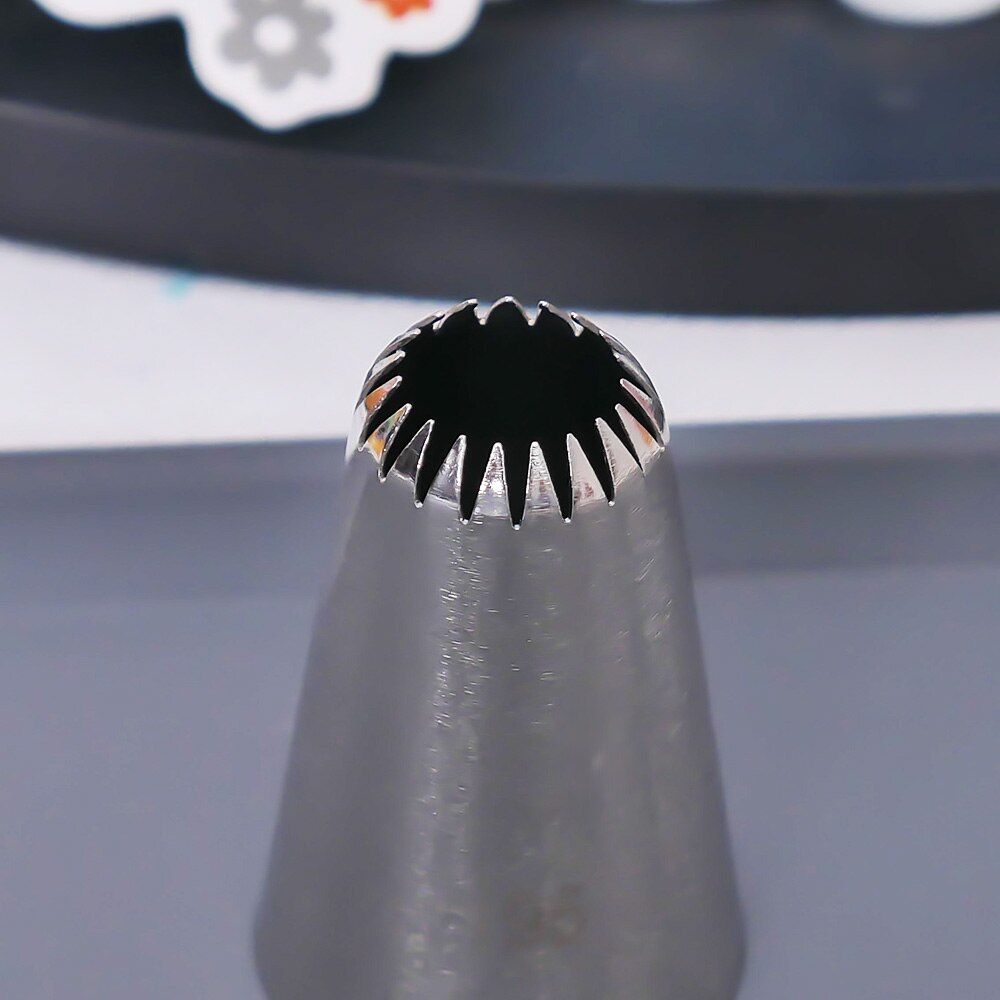 #195 New Writing Cupcake Tube High Quality Steel Cake