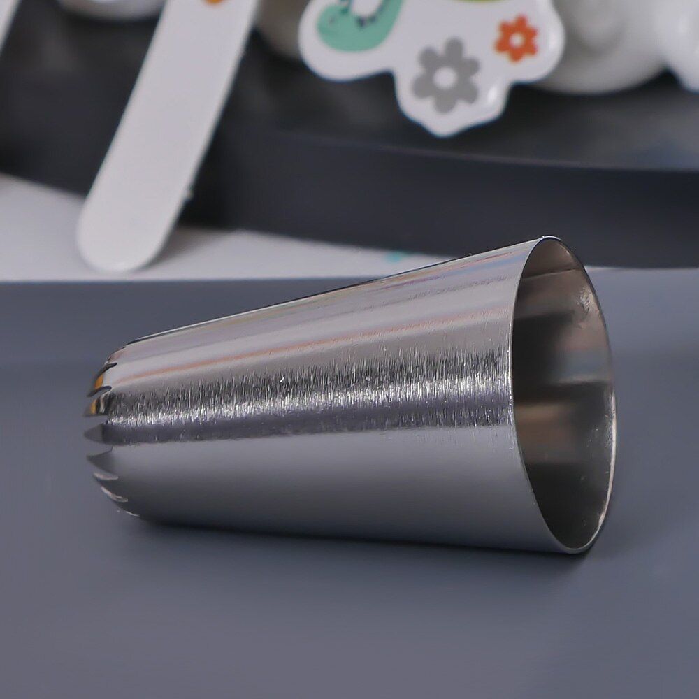 #195 New Writing Cupcake Tube High Quality Steel Cake
