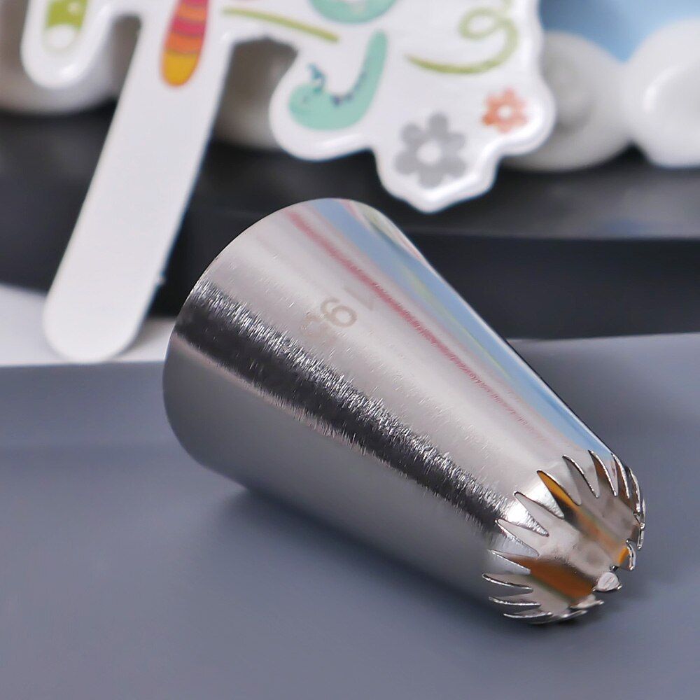 #195 New Writing Cupcake Tube High Quality Steel Cake