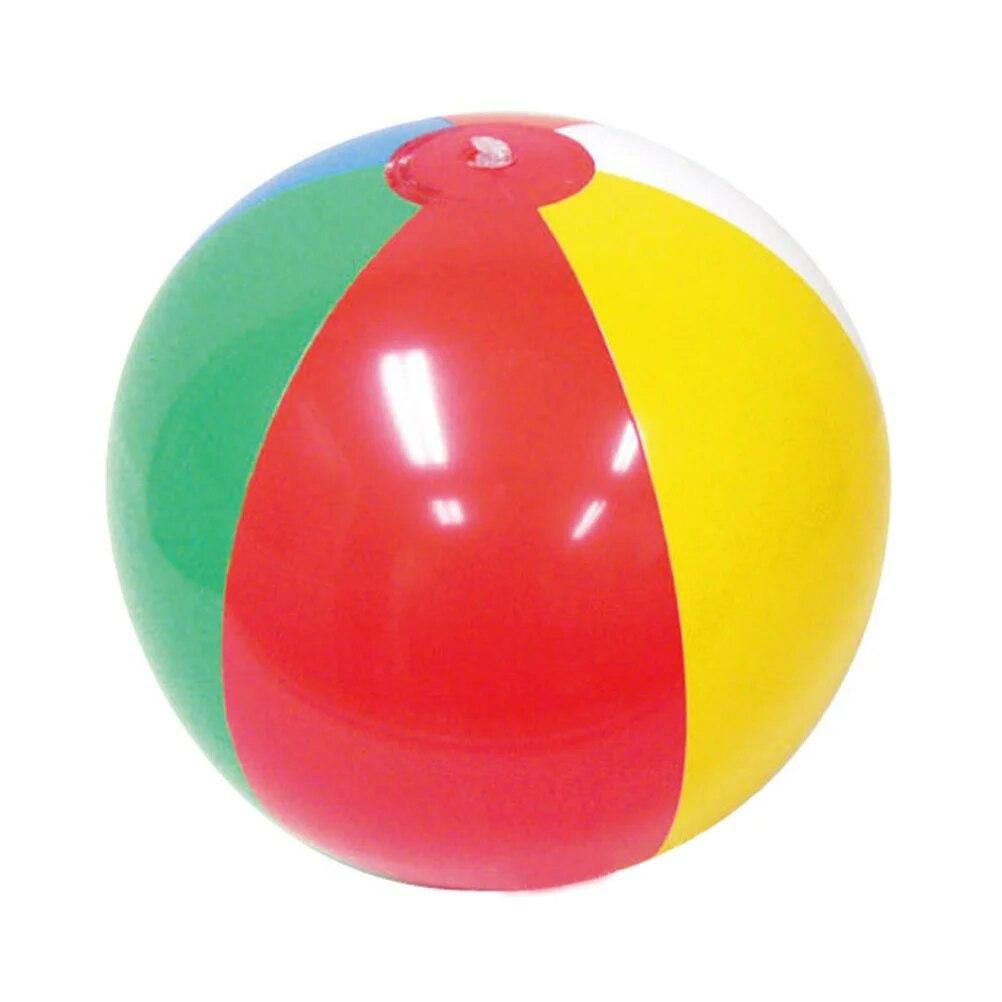 5pcs Inflatable 8" Six Color PVC Panel Beach Balls Pool Toys