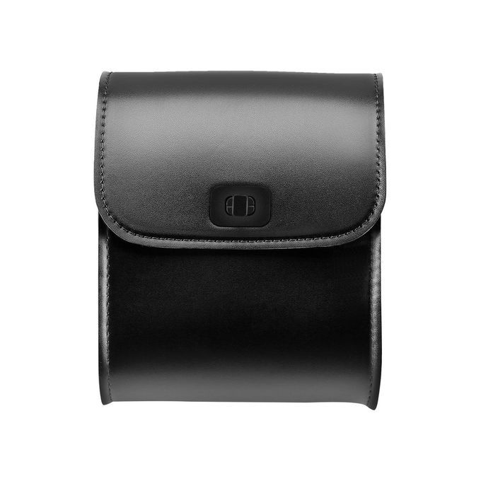 Universal Motor Y Le Bike Front Handlebar Tool Bag Luggage Saddle Bag Leather-black