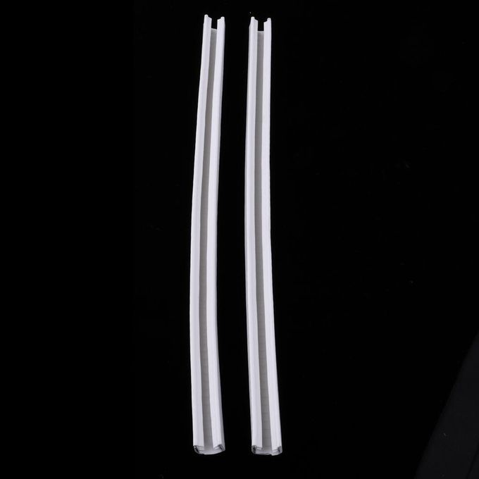 2pcs Skateboard Nose Guard Tail Guard Edge Protection Rubber White