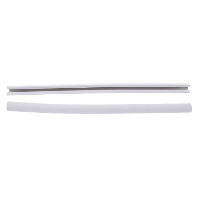 2pcs Skateboard Nose Guard Tail Guard Edge Protection Rubber White