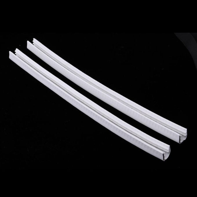 2pcs Skateboard Nose Guard Tail Guard Edge Protection Rubber White