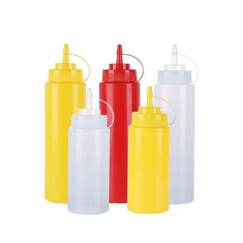 2-pcs  Sauce Bottle Squeezing Bottle Jam Tomato Salad Bottle Squeezing Bottle