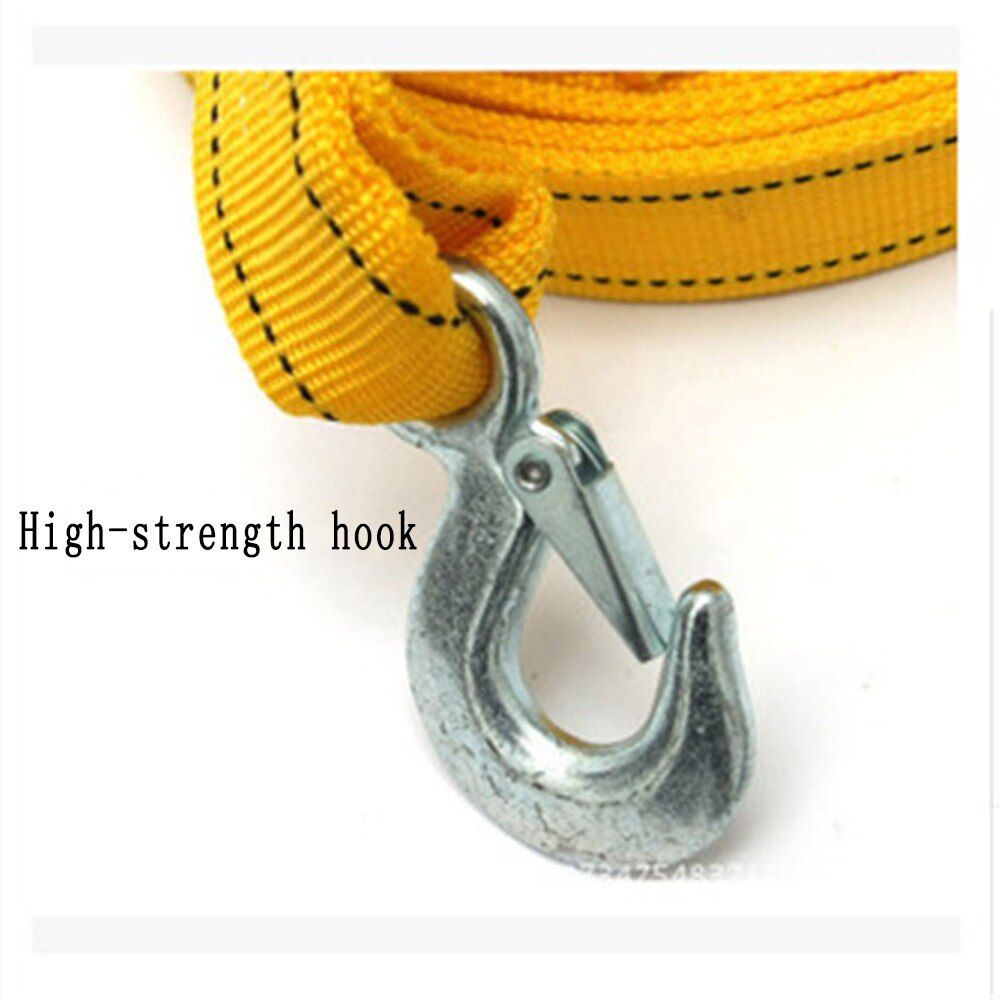 The 5 Ton 4 Meter Tow Rope For Truck Snatch S Off-road Towing Ropes Trailer Winch Cable Belt Car Traction