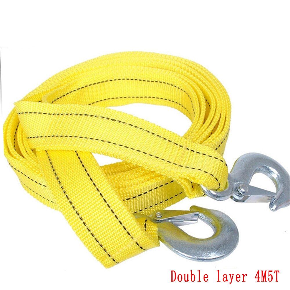 The 5 Ton 4 Meter Tow Rope For Truck Snatch S Off-road Towing Ropes Trailer Winch Cable Belt Car Traction
