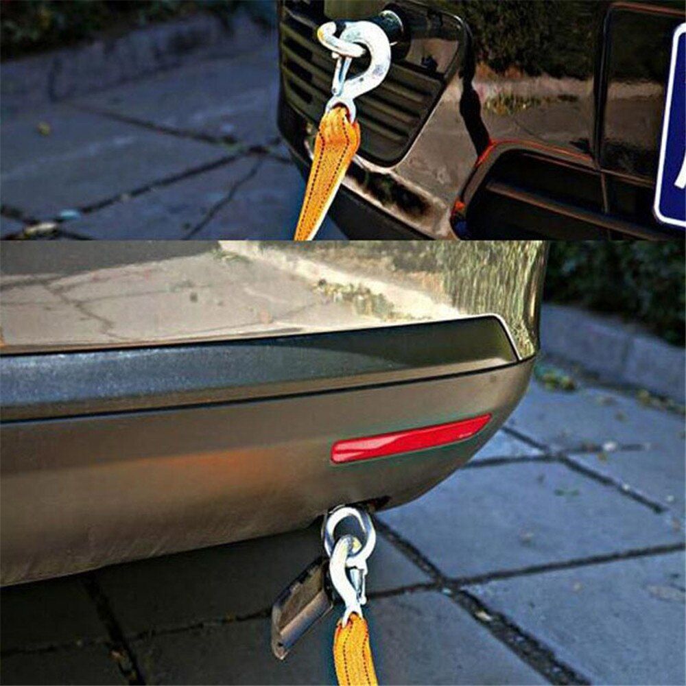 The 5 Ton 4 Meter Tow Rope For Truck Snatch S Off-road Towing Ropes Trailer Winch Cable Belt Car Traction