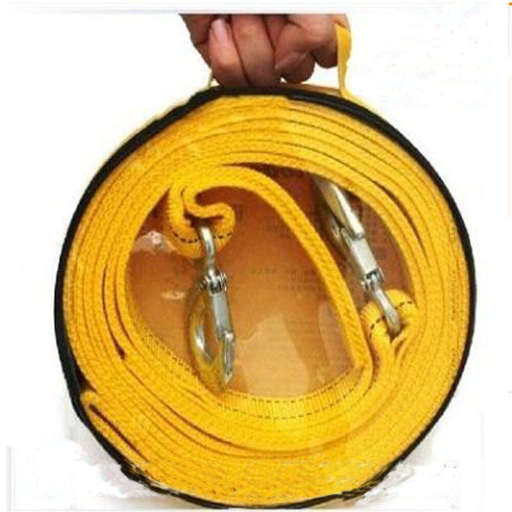 The 5 Ton 4 Meter Tow Rope For Truck Snatch S Off-road Towing Ropes Trailer Winch Cable Belt Car Traction