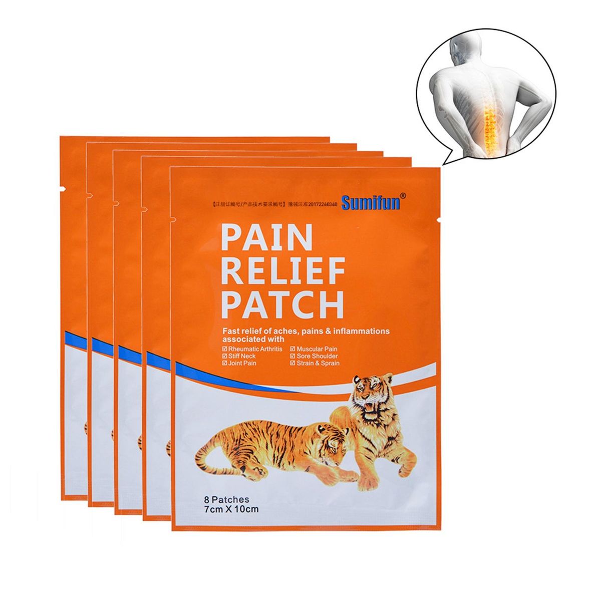 16x Pain   7x10cm Arthritis Muscle Aches Relieving Patch