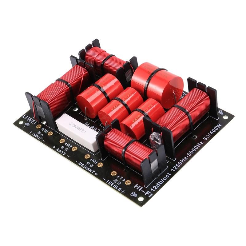 400W 3 Way Divider Hifi Tweeter Woofer Speaker Crossover