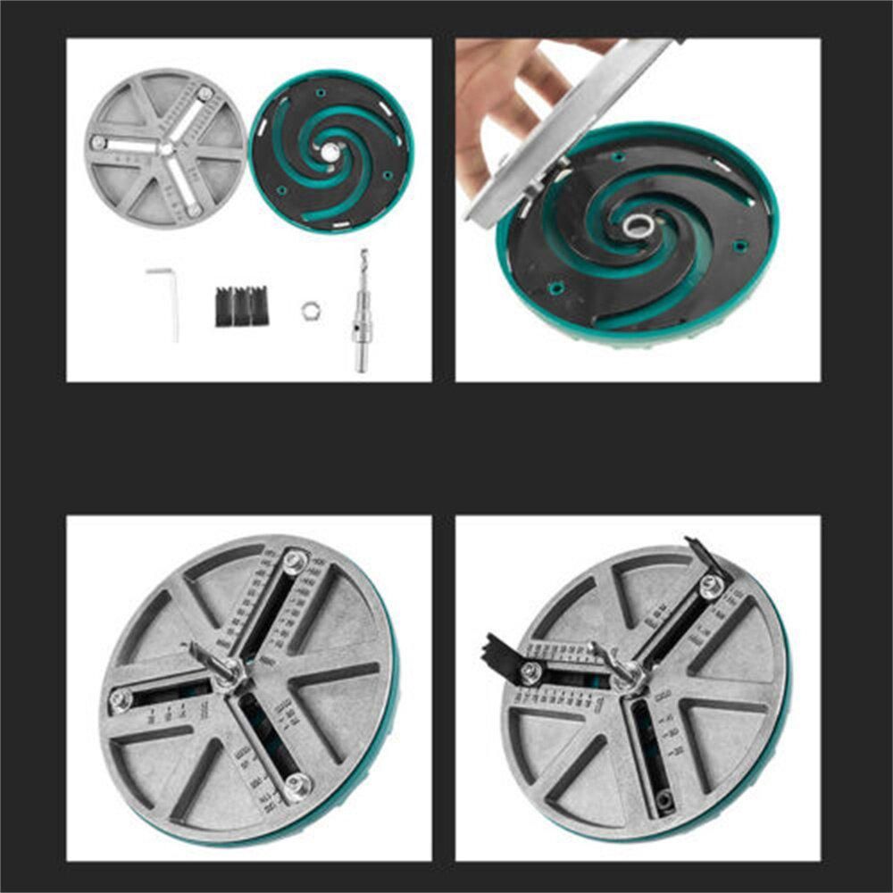 Universal Adjustable Hole Opener Saw Cutter Drill Bit Woodworking Plastic Punching Tool For Gypsum Board Aluminum Board