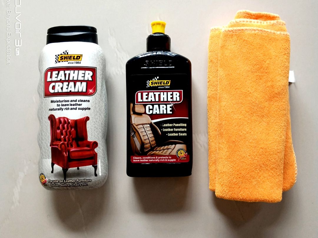 Leather Care & Leather Cream + Free 2xSuper Absorbent Towel