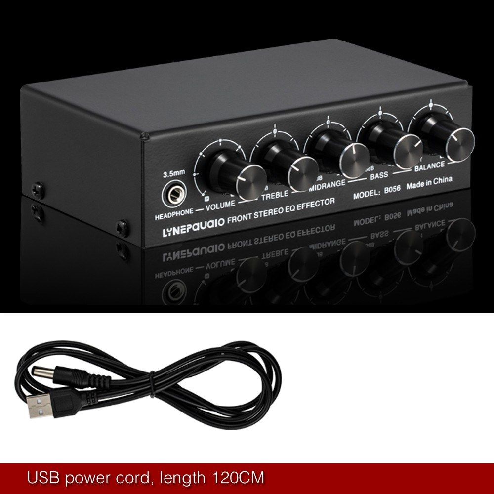 Stereo Preamplifier Preamp Stereo Toner High/Medium/Bass