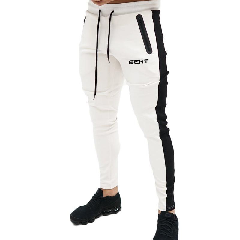Men Sports Pants for Exercise Fitness Elastic Pants Casual Bodybuilding  Clothes Pants Pants G246