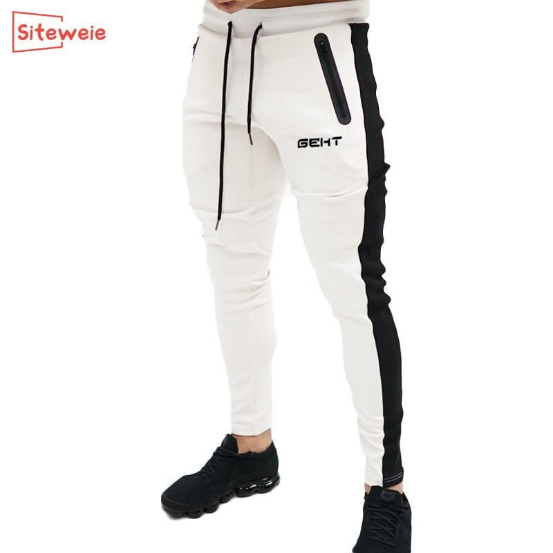 Men Sports Pants for Exercise Fitness Elastic Pants Casual Bodybuilding  Clothes Pants Pants G246