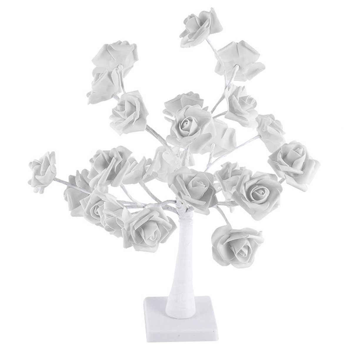 Rose Flower Lamp Rose Flower Tree Bedside Lamp Ambient Light White