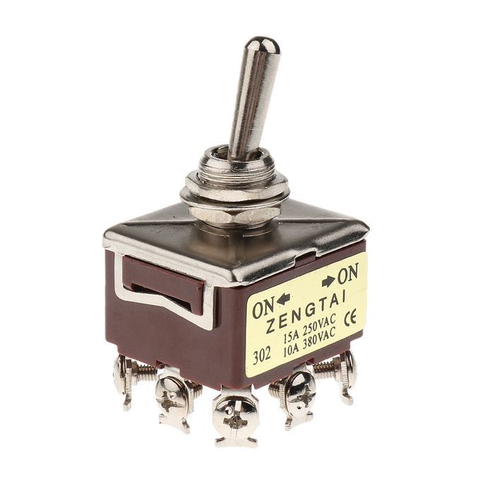 Car Truck ATV OnOn 9 Pins Toggle Switch AC 250V 15A380V 10A