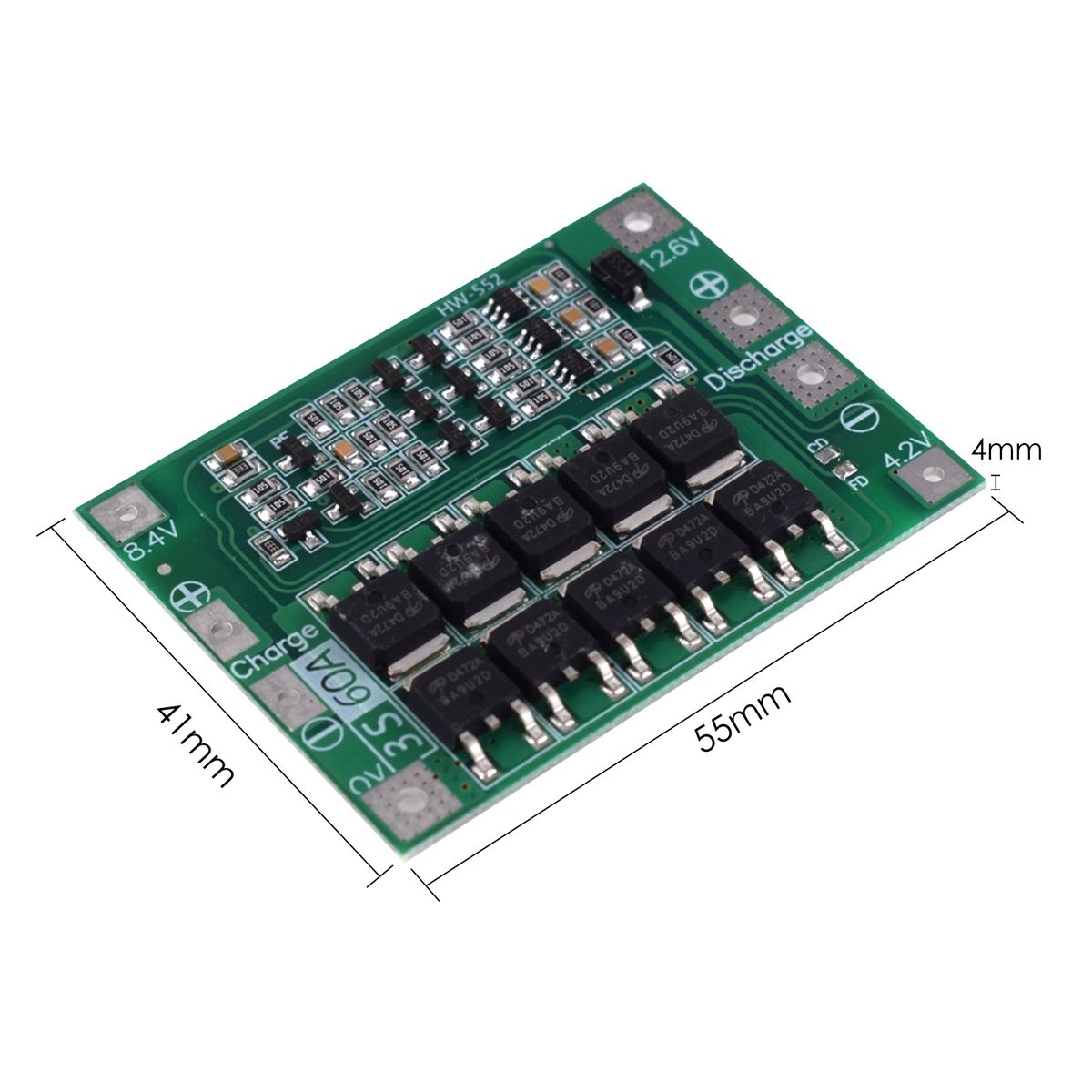 3S 60A Li-ion Cell Protections Board Enhance Version Lithium