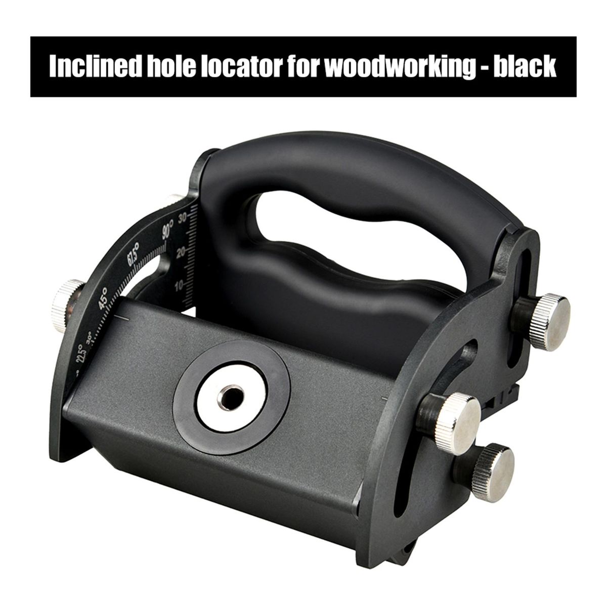 Woodworking Oblique Hole Locator Pratical Aluminium Alloy Drilling Positioner Drill Guide Tool
