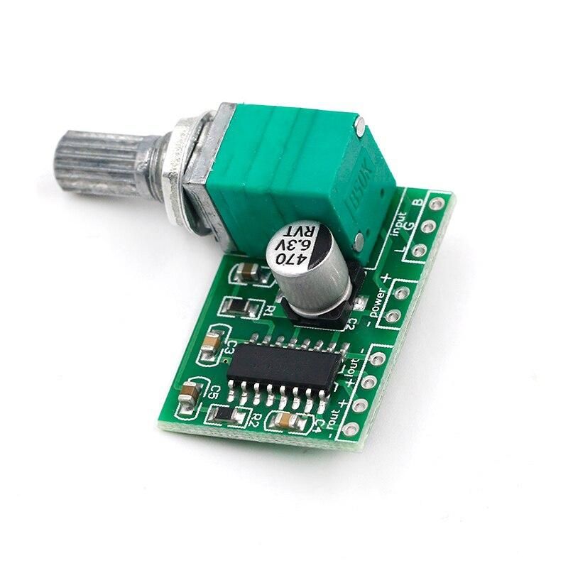PAM8403 mini 5V digital amplifier board with switch potentiometer can be USB powered