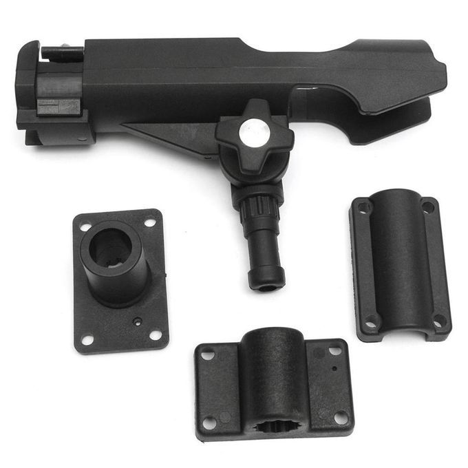 2x Adjustable Boat Kayak  Rod Holder Pole Rack Side Rail Flush